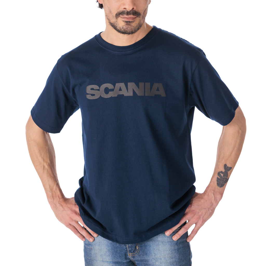 Remera azul Scania